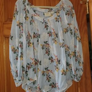 Maeve from Anthropologie blouse.